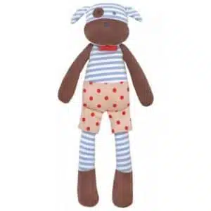 Peluche chien câlin éco
