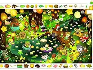 Puzzle observation forêt en fête