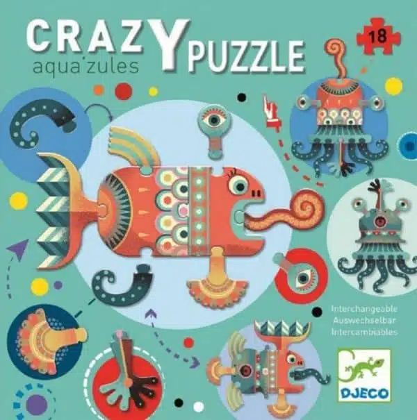 Crazy puzzle Aqua'zules