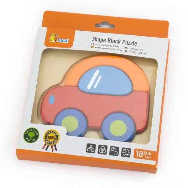 Puzzel hout volume auto - Afbeelding 2