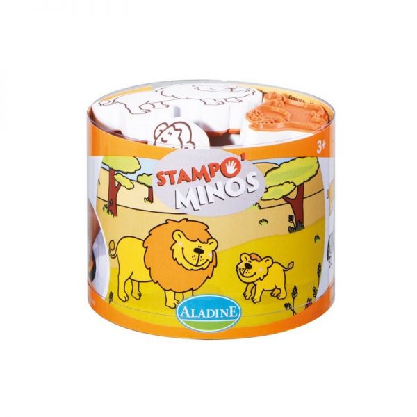 Kit 10 tampons enfant Stampo'minos Savane