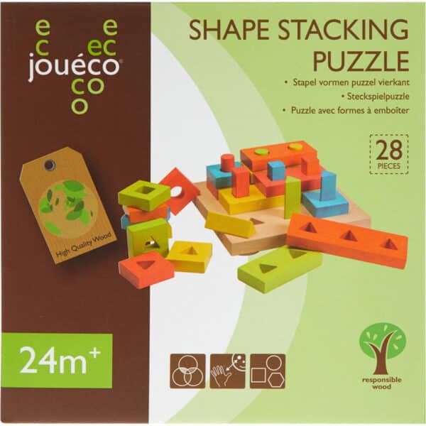 Puzzle empilable aux formes aux couleurs – Image 2
