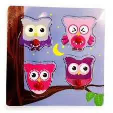 Puzzel knoppen uiltjes