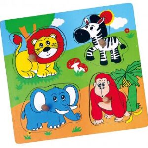 Puzzel knoppen jungle