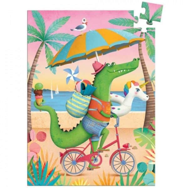 Mini puzzel croco beach - Afbeelding 2