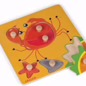 Puzzel knoppen  krab