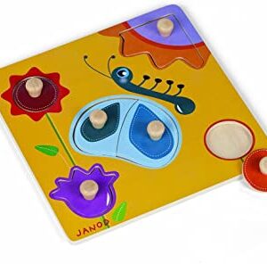 Puzzel knoppen  vlinder