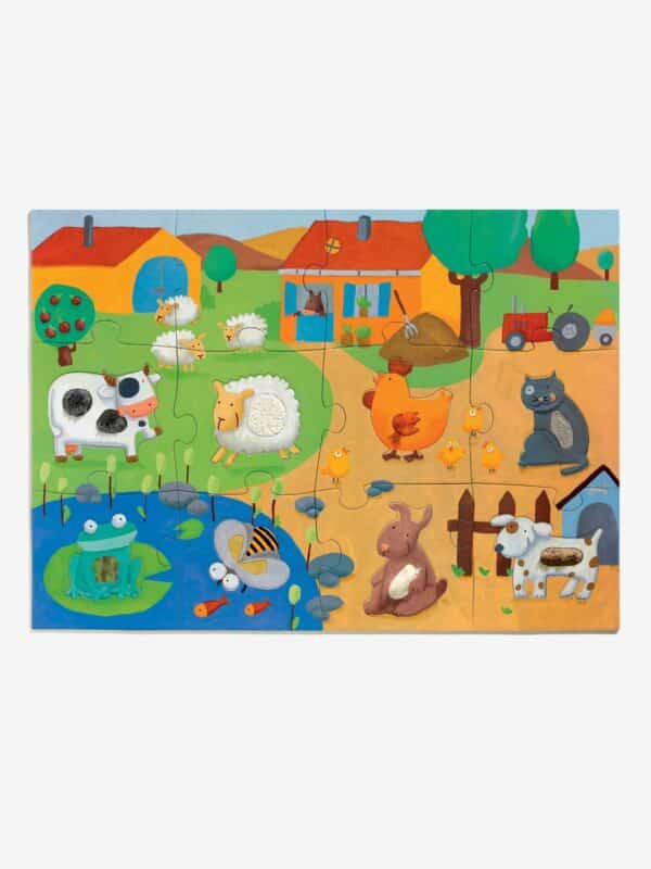 Puzzel géant Tactiloferme - Afbeelding 2