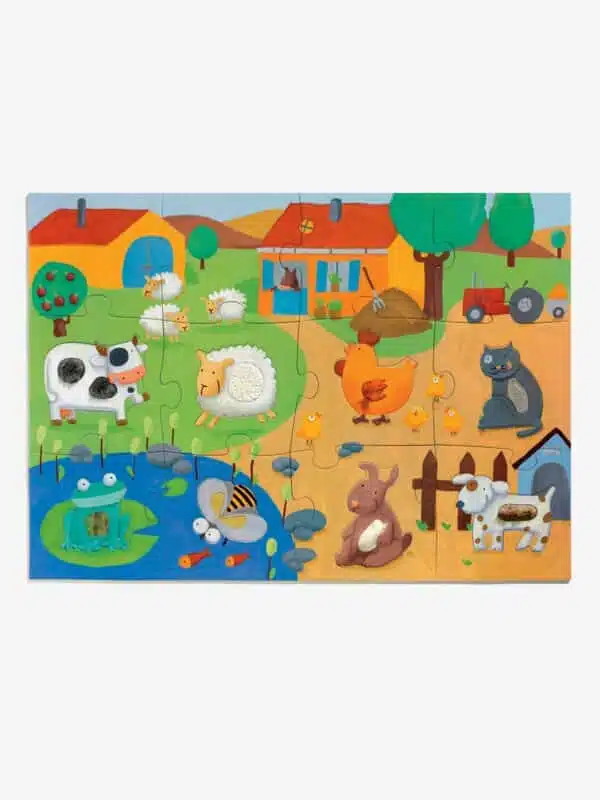 Puzzel géant Tactiloferme - Afbeelding 2