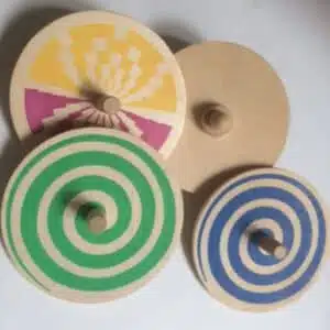 Kleine tol optisch effect spiraal