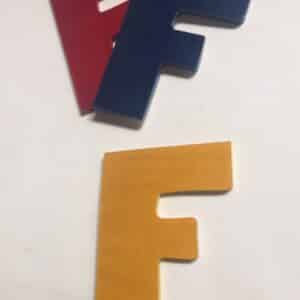 Lettre uni F