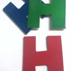 Lettre uni H