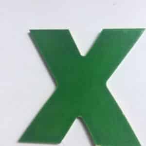 Lettre uni X