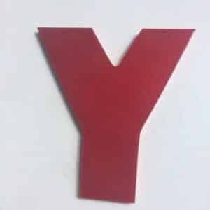 Lettre uni Y