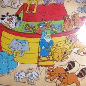 Puzzel inleg zonder noppen, ark van Noah