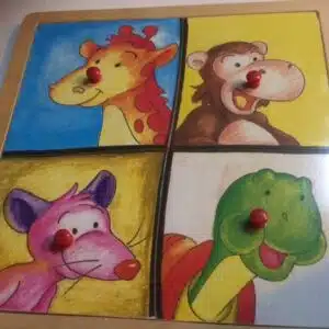 Puzzel één geheel, 4st