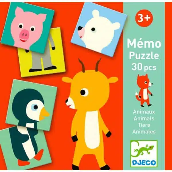 Memo animo puzzel