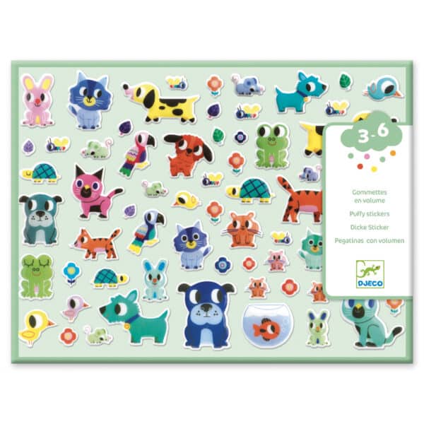 Puffy stickers mijn kleine vrienden