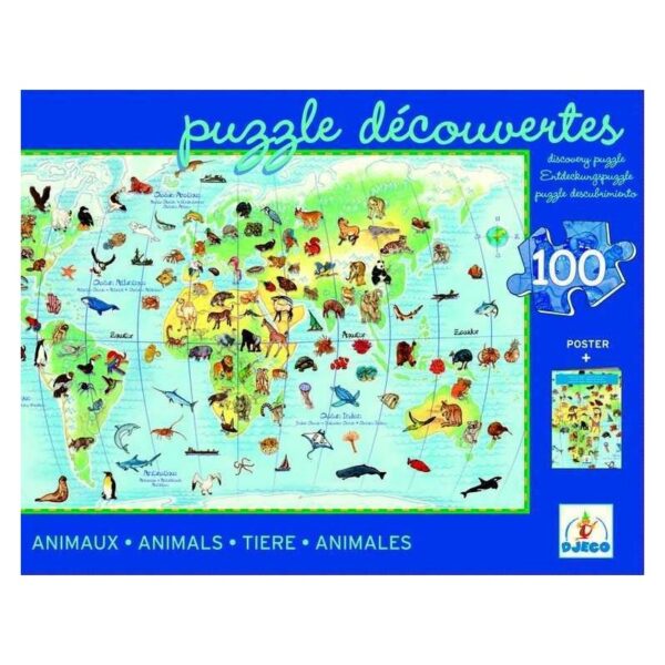 Puzzel observatie animaux du monde