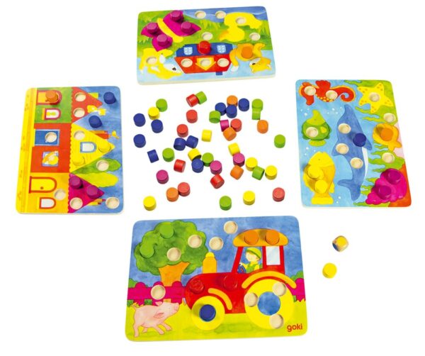 Jeu de dés colorés Goki