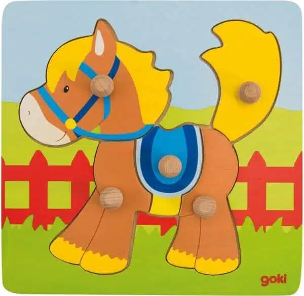 Puzzle en forme de cheval Goki