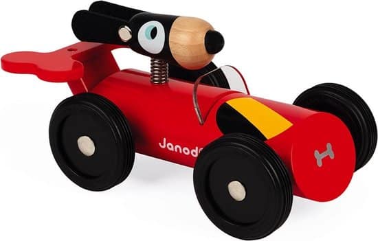 Voiture de course en bois JANOD