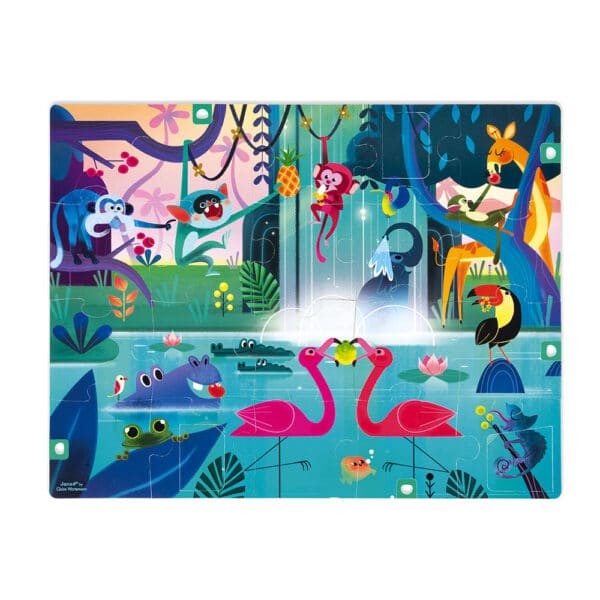 Puzzel surprise-feest in de jungle-20st