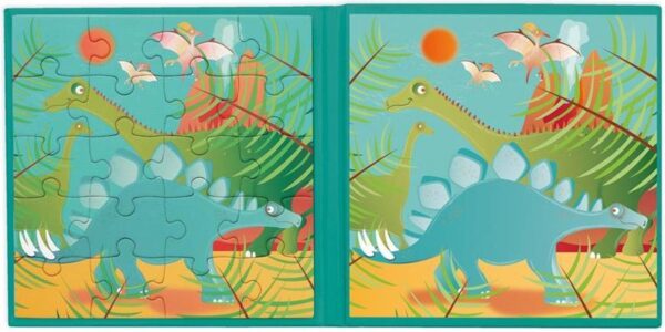 Magnetisch puzzelboek dino - Afbeelding 2