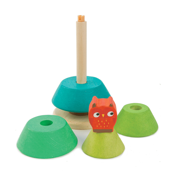 Jeu d'empilage  en forme de pin – Image 3