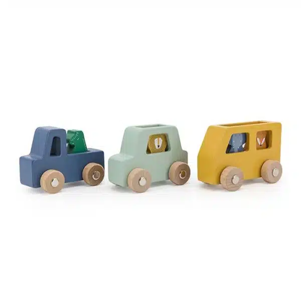 Dierenauto set van 3 - Afbeelding 2