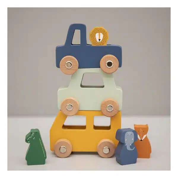 Dierenauto set van 3