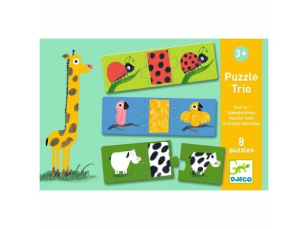 Puzzle trio helemaal naakt - Afbeelding 2