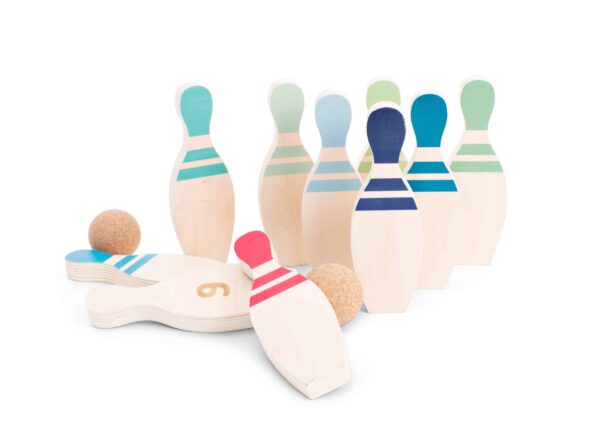 Jeu de quilles en bois
