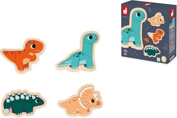 Puzzel evolutief dino