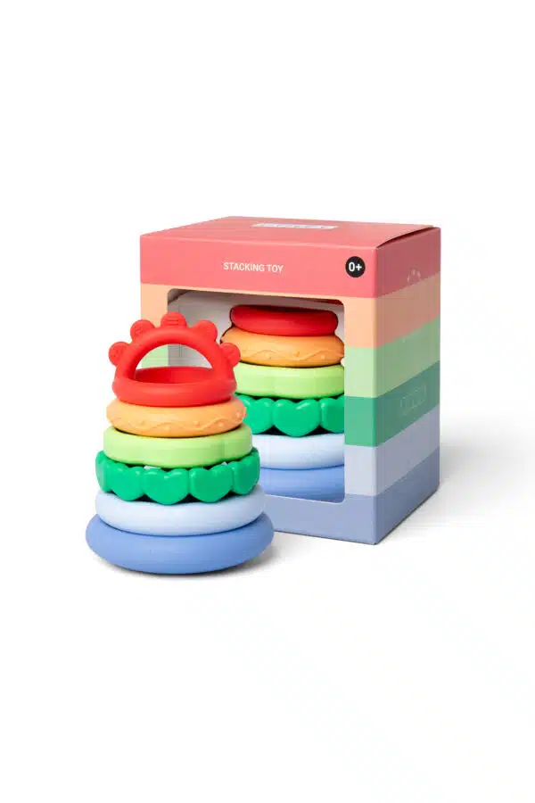 Regenboog stapelfiguur