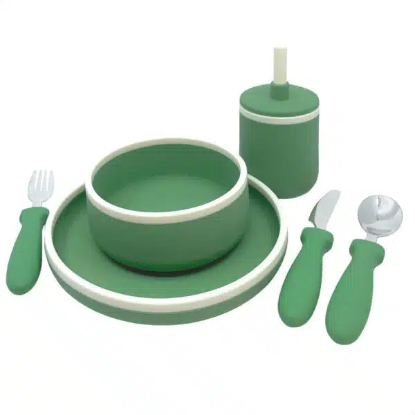 Eetset smikkels groen