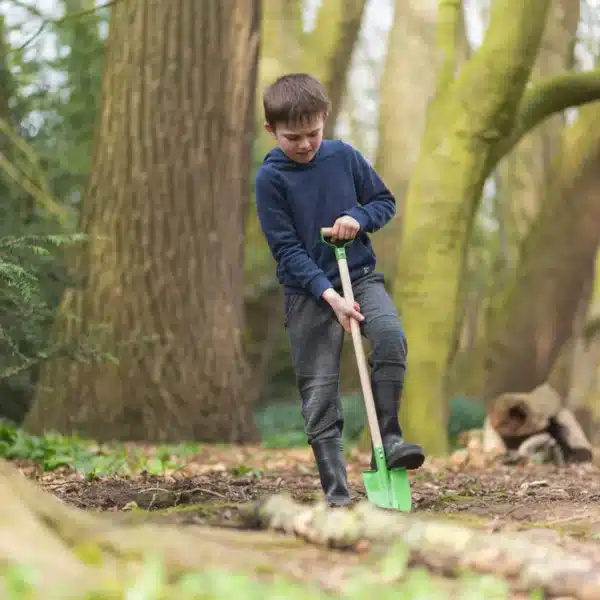 Spade met handvat