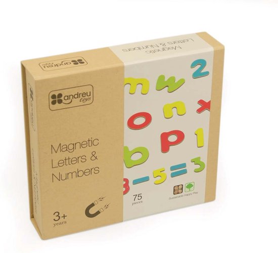 Magnetische kl drukletters en cijfers