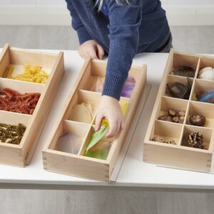 Houten ontdekkingsdozen