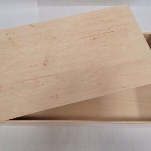 Houten kist met deksel 50 x 30 x 7